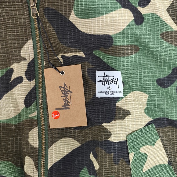 Stüssy Reversible Camouflage Hooded Jacket - Picture 4 of 16